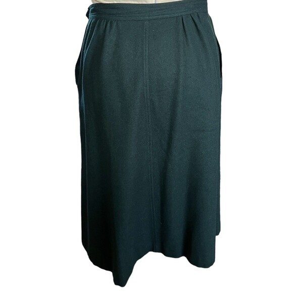 Liz Claiborne Lord & Taylor Wool Lined Skirt Women’s Size 14 Kelly Green - Picture 4 of 7